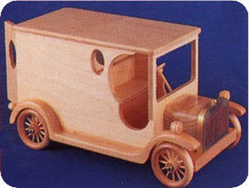 Woodcraf Patterns Vintage Car Patterns Scroll Saw Pattern Woodworking Plan DP273-1924 Chevy Delivery Vanm
