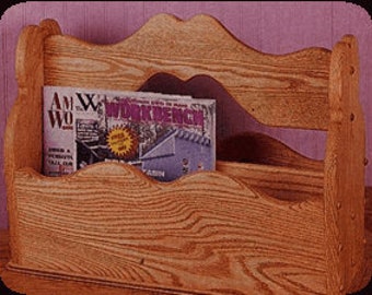 Magazine Stand Project - Scroll Saw, Band Saw, Woodworking Project Plans