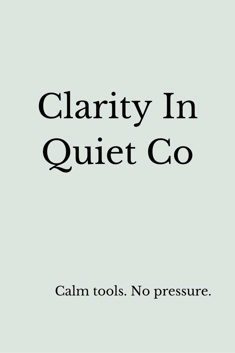 Overthinking Reset Worksheet | Stop Overthinking | Mental Clarity ...