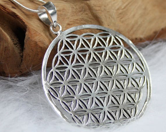 MANDALA NECKLACE - Sacred Geometry -Mandala -Spiritual Jewelry -Statement Necklace -Gold- Brass- Flower of Life- Meditation -Metatron Cube
