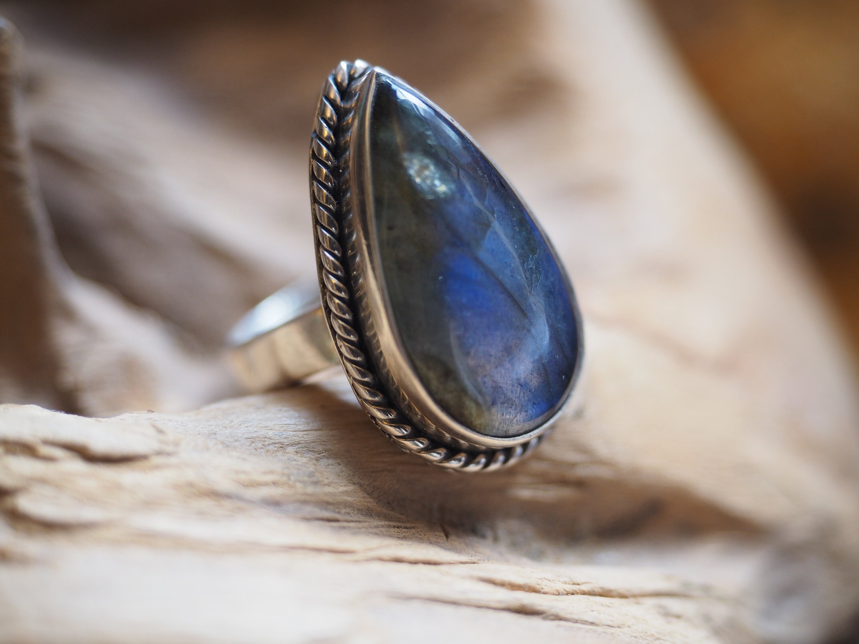 Metamorphosis Labradorite Ring | Bohemian Crystal Jewellery Australia