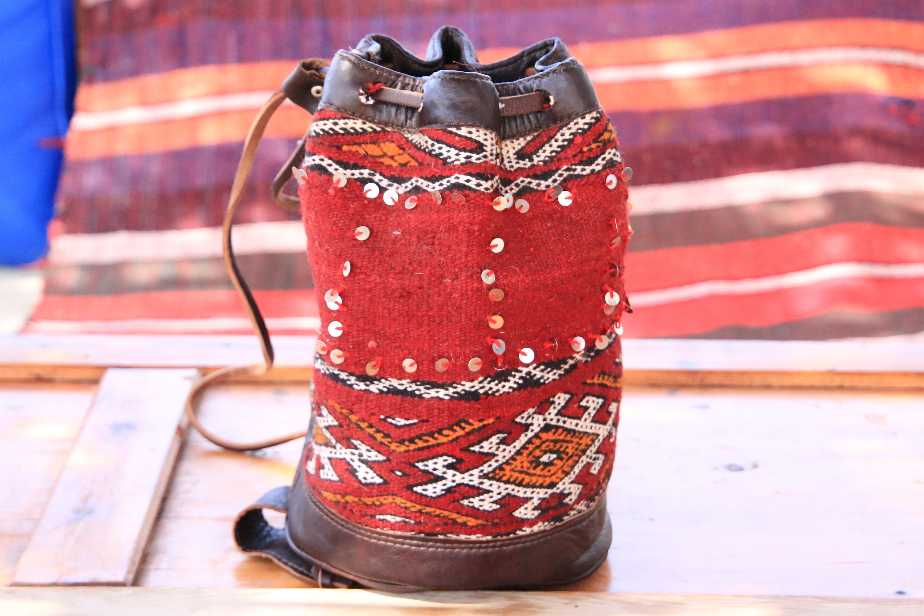 Handmade Traditional Kilim Bag| High-quality and fashionable