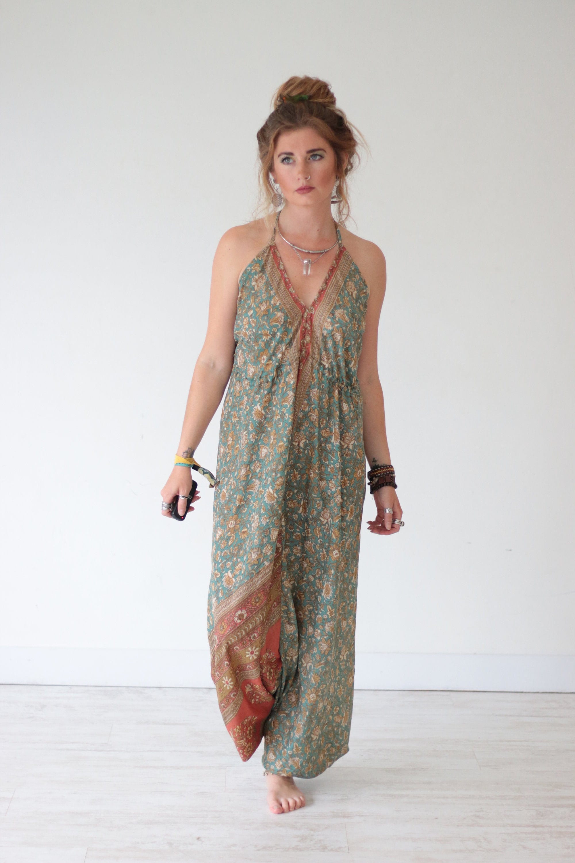 INDIAN LUXURY JUMPSUIT - Harem - Handmade - Vintage - Festival ...