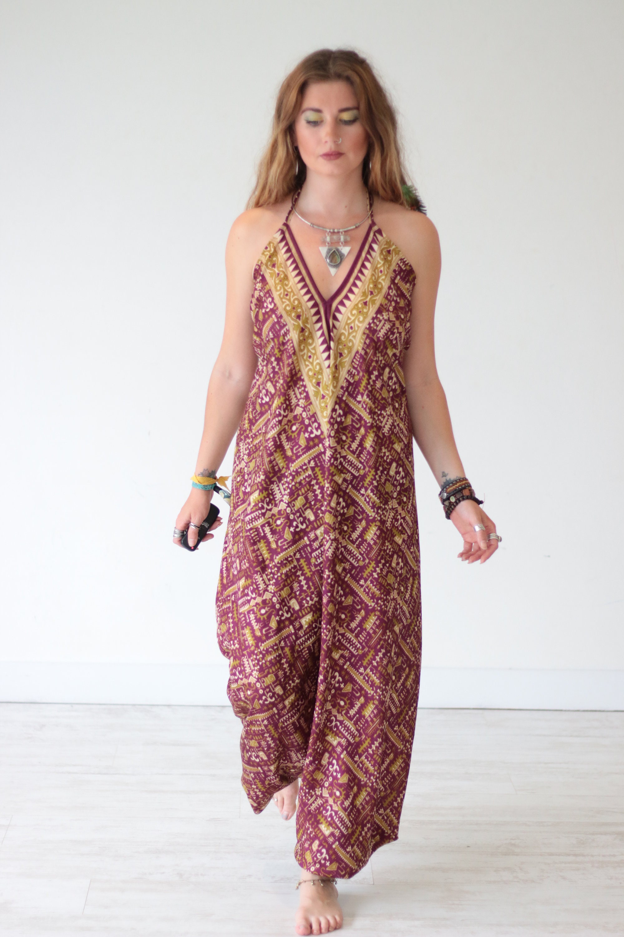 GYPSY SOUL JUMPSUIT - Summer - Backless - Festival All in one ...