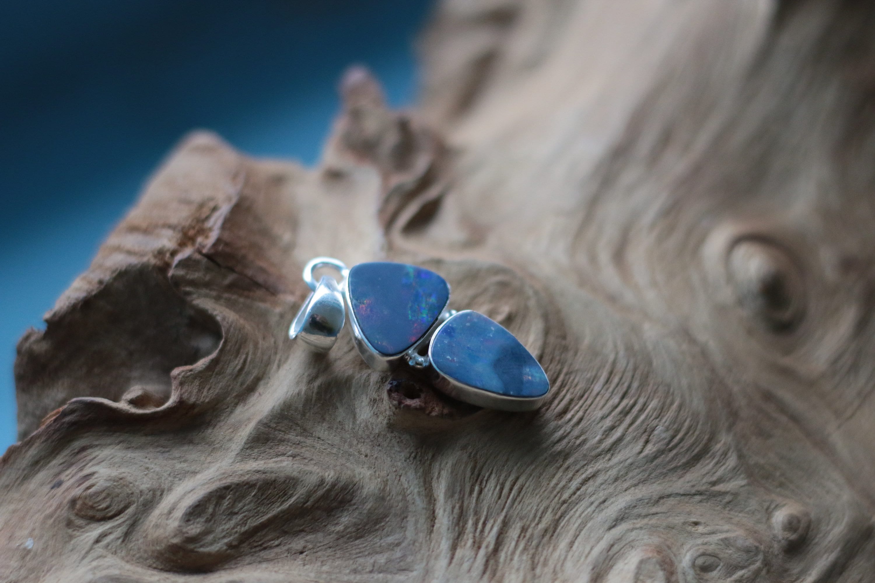 AUSTRALIAN OPAL NECKLACE - 925 Sterling Silver - Luxury Necklace