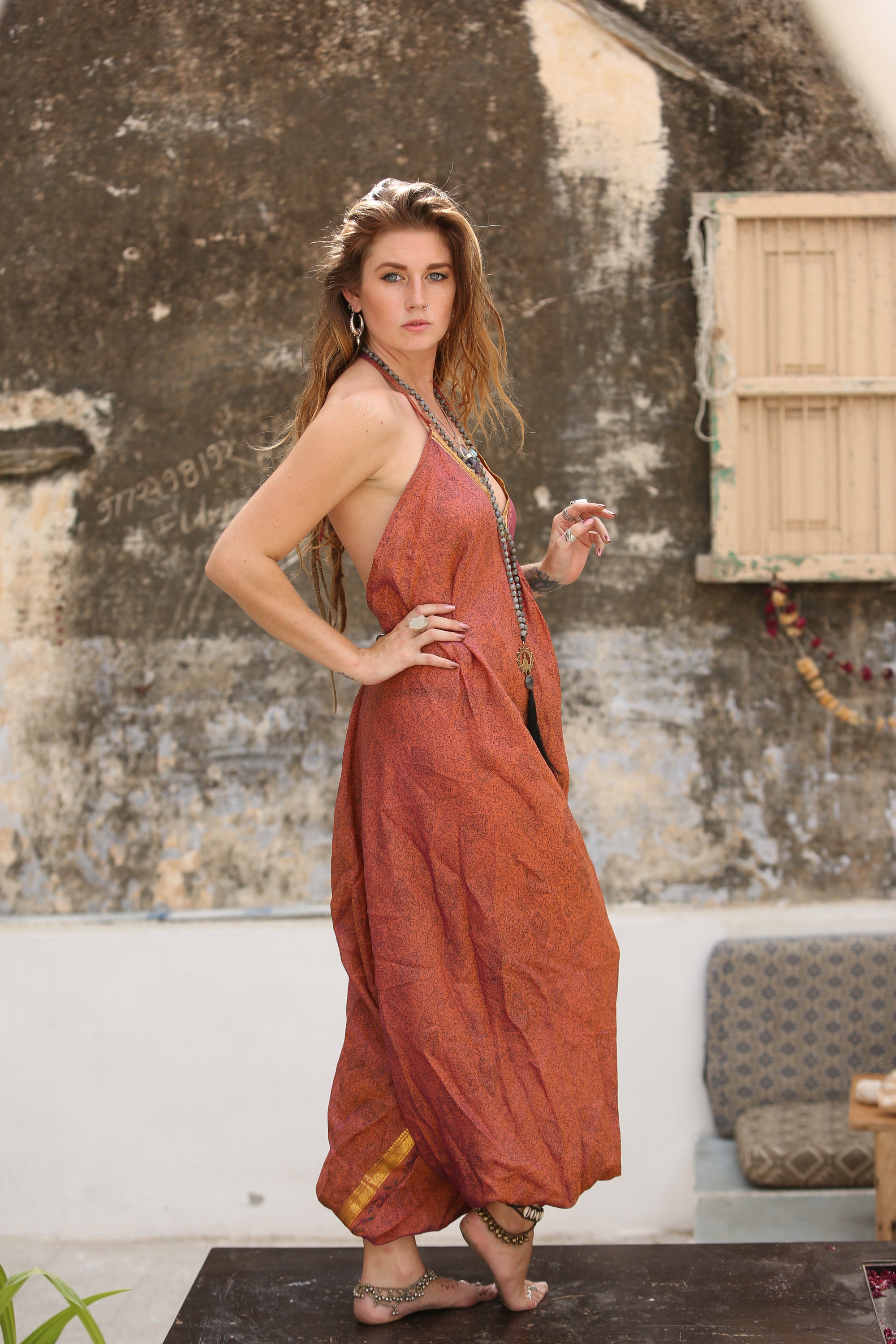 iridescent jumpsuit