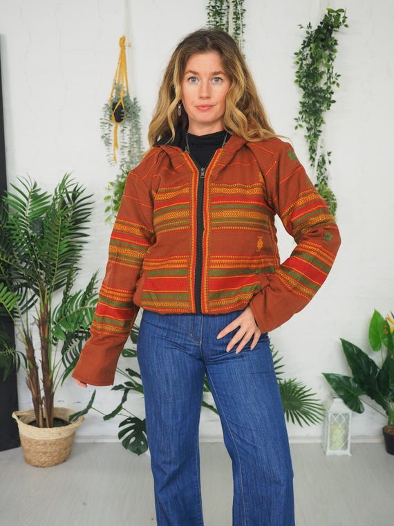 AZTEC BOMBER - Mexican Festival jacket - Indian - Moroccan Patterns - Stripe - Tribal print - Southwestern Unisex Hoodie - Men's