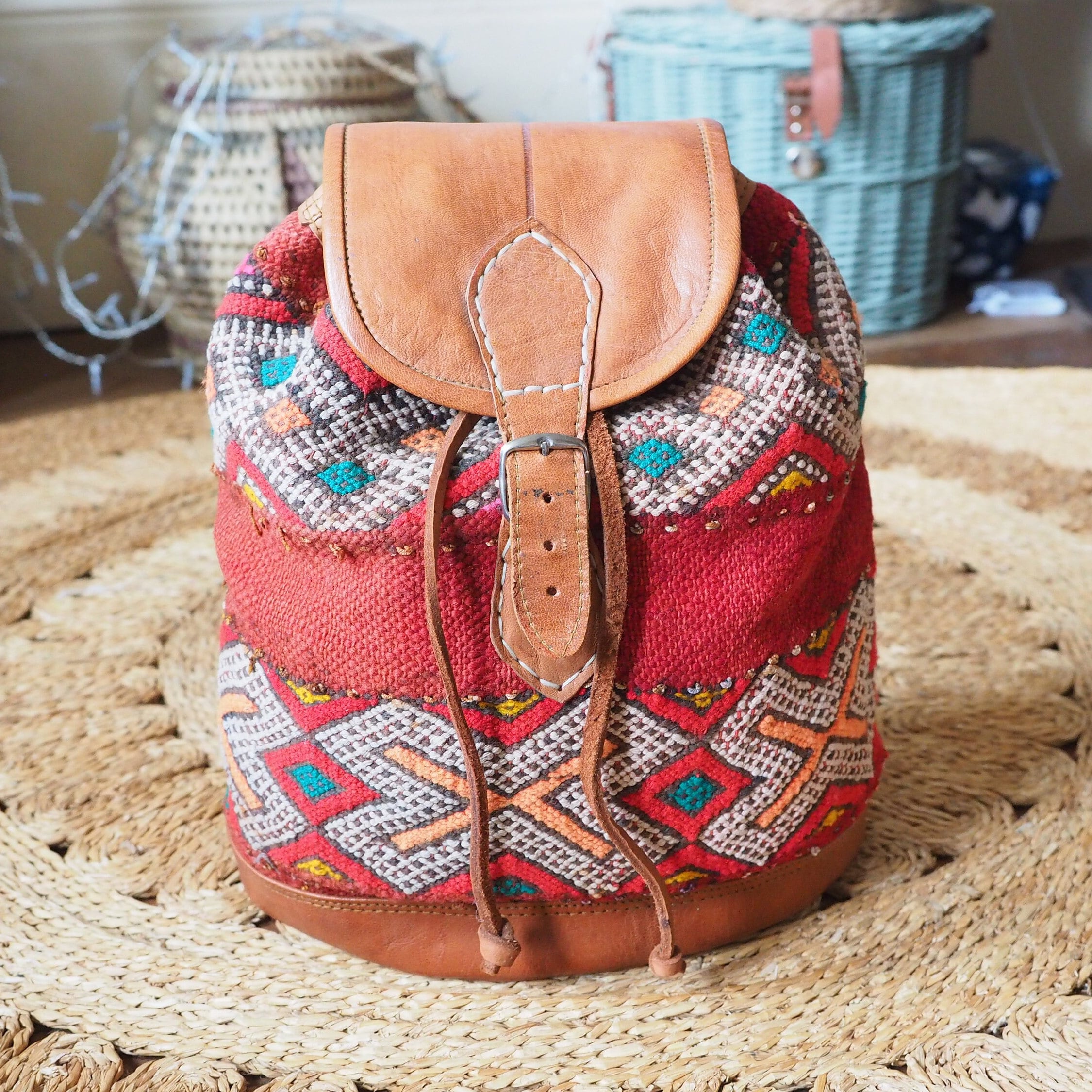 Large Turquois Aztec Tote Bag – Horse Creek Outfitters