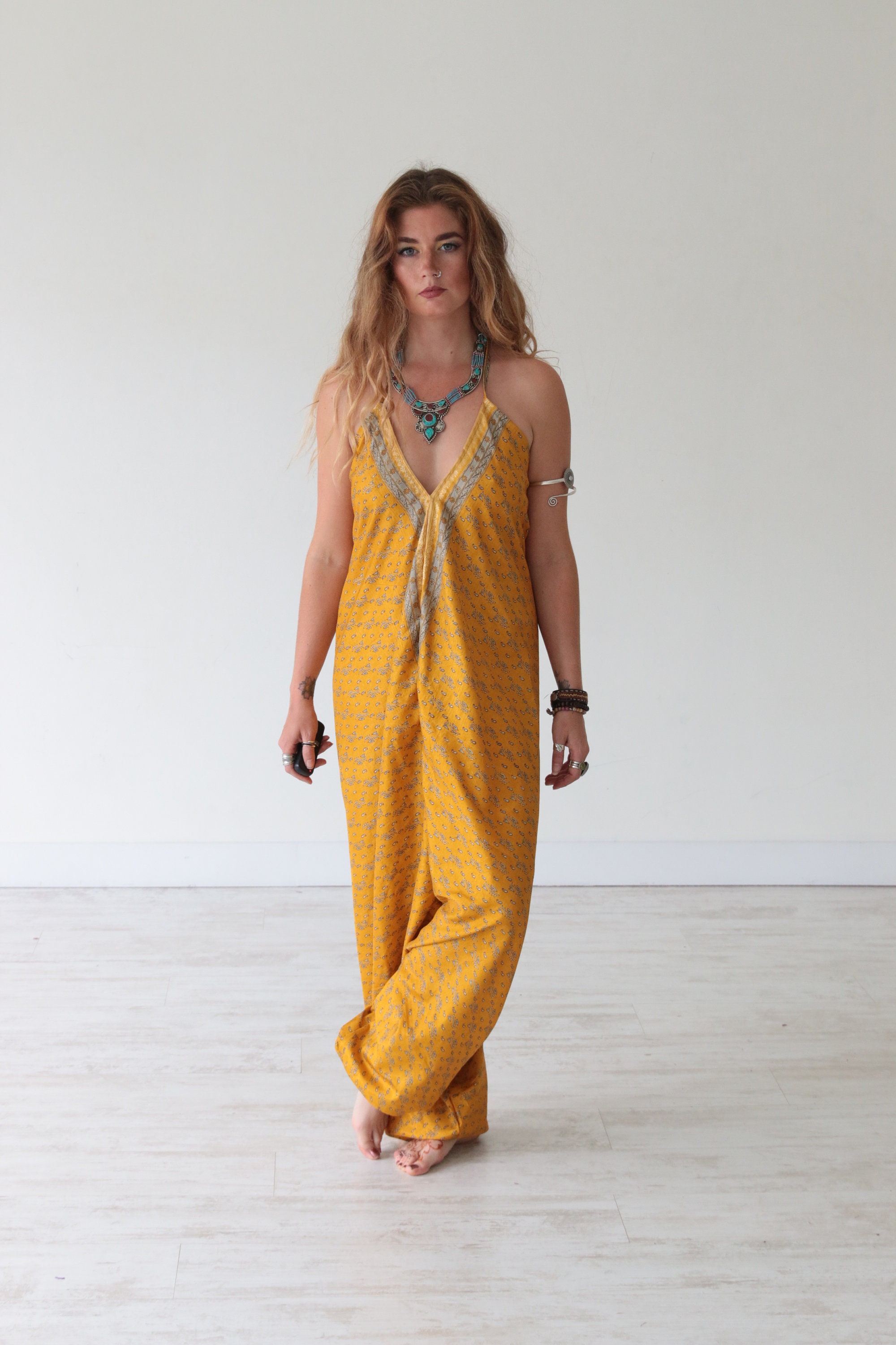 Silk overalls sale