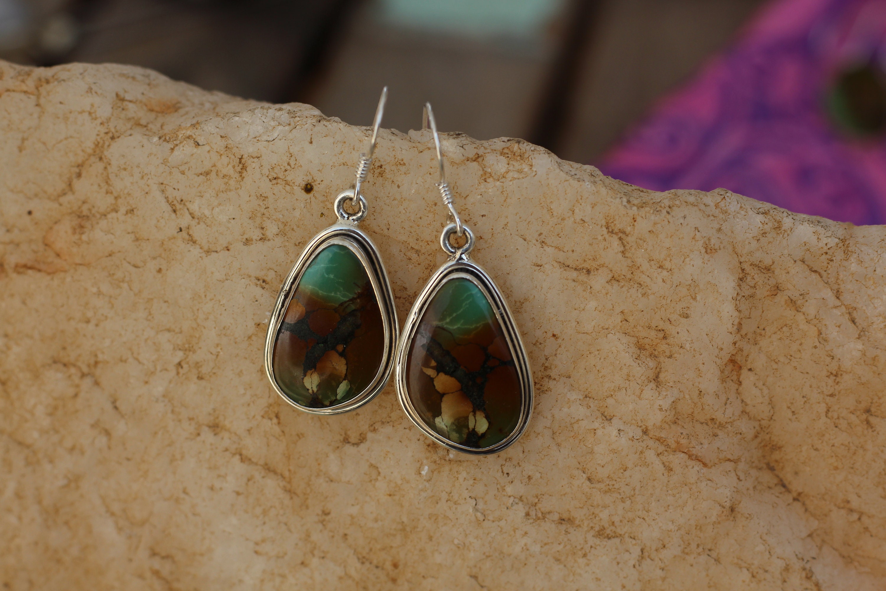 Natural Turquoise Earring main image 1