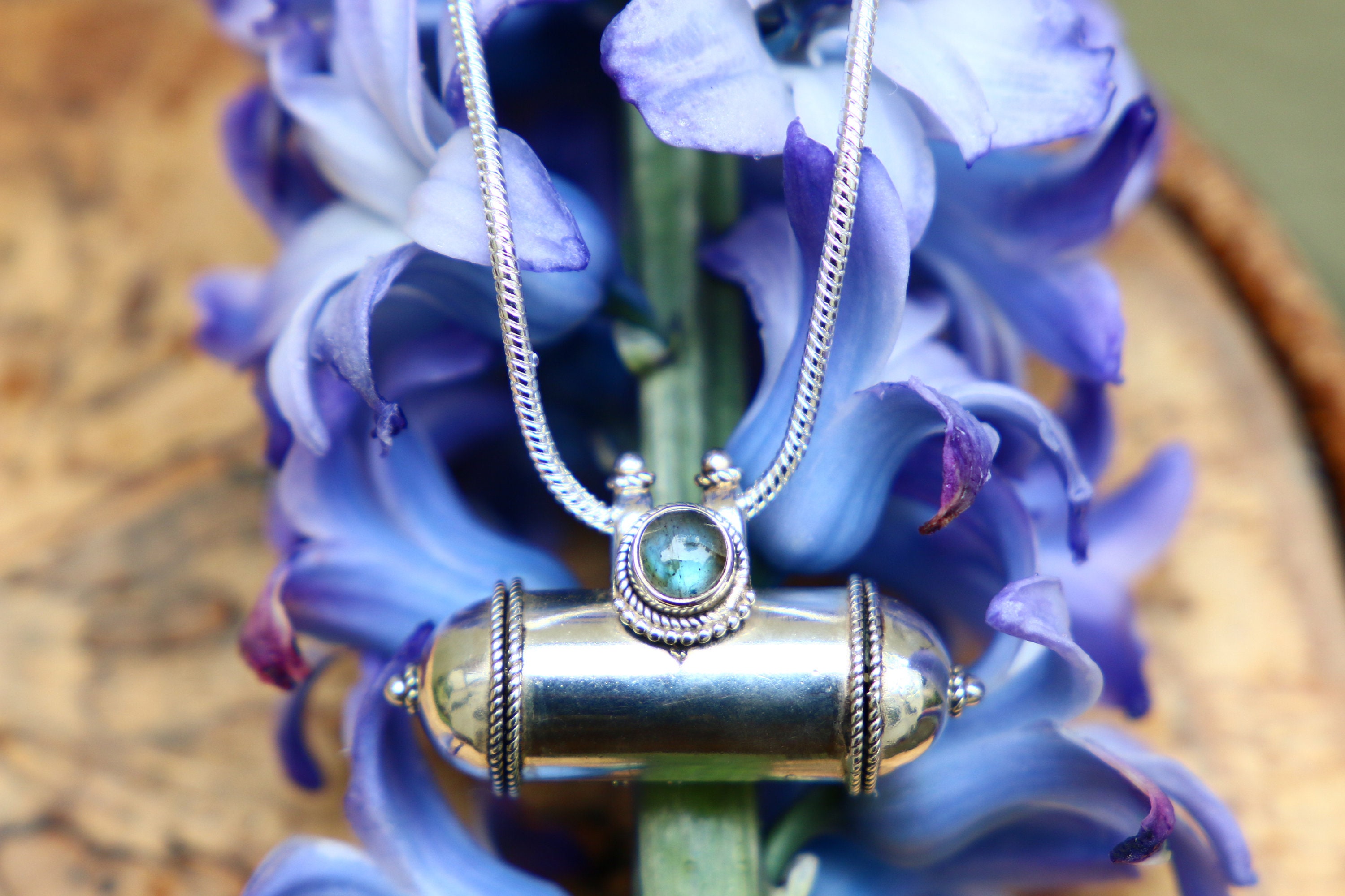 BLING JEWELRY Sterling Silver Ornate Prayer Box Pendant Necklace |  Nordstromrack