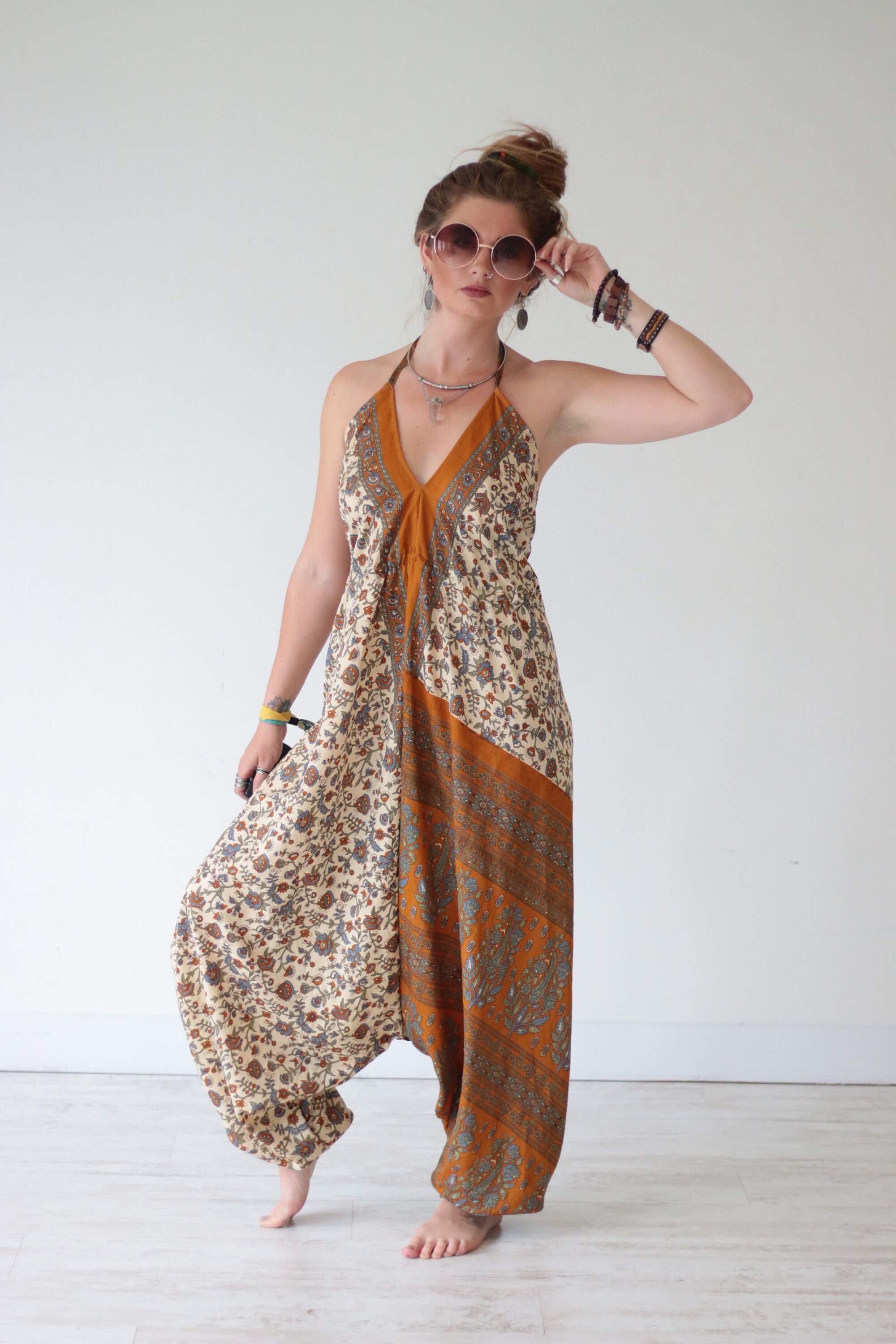 INDIAN DREAM JUMPSUIT - Wedding - Handmade - Vintage - Hippie ...