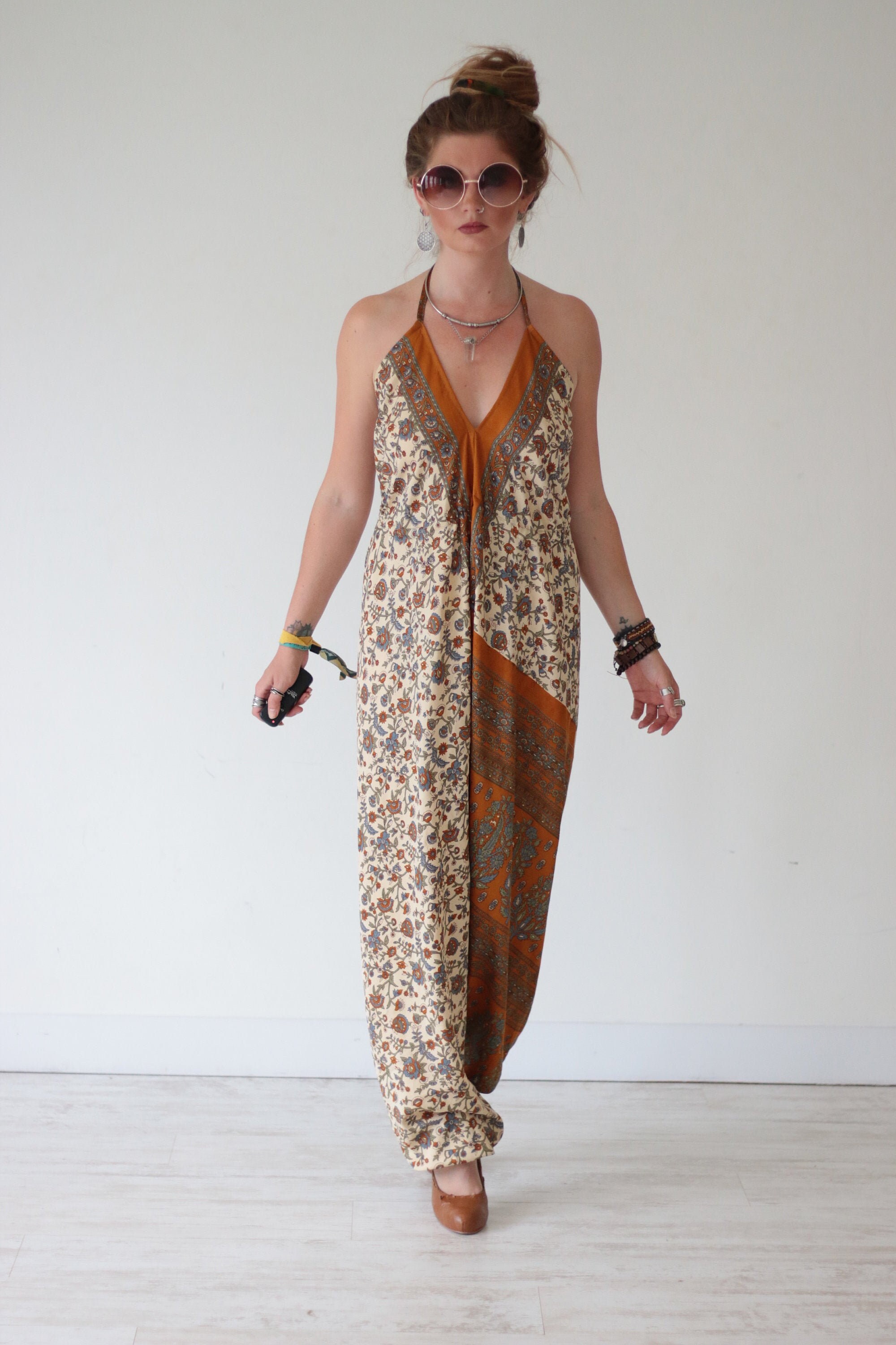 INDIAN DREAM JUMPSUIT - Wedding - Handmade - Vintage - Hippie ...