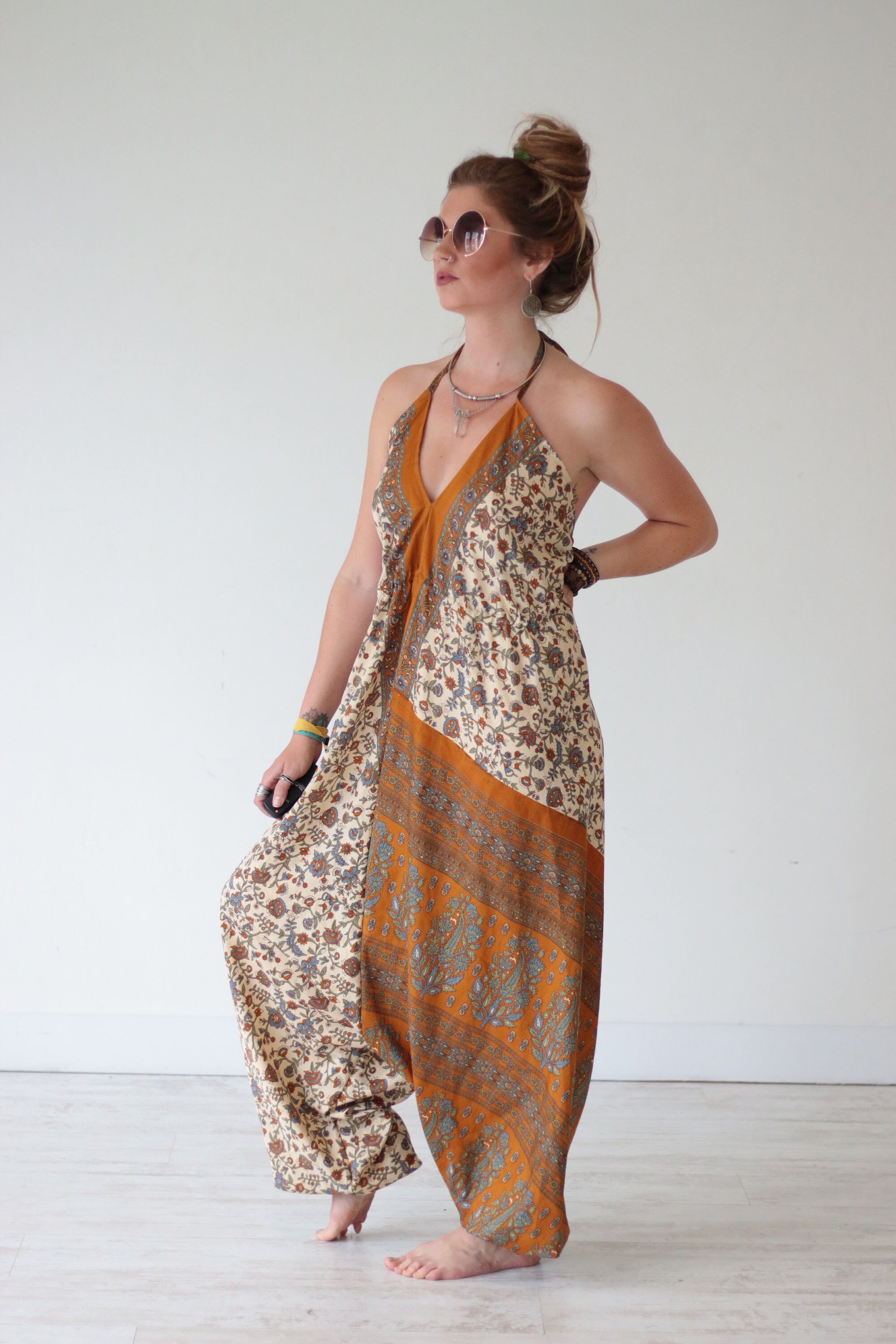 INDIAN DREAM JUMPSUIT - Wedding - Handmade - Vintage - Hippie ...