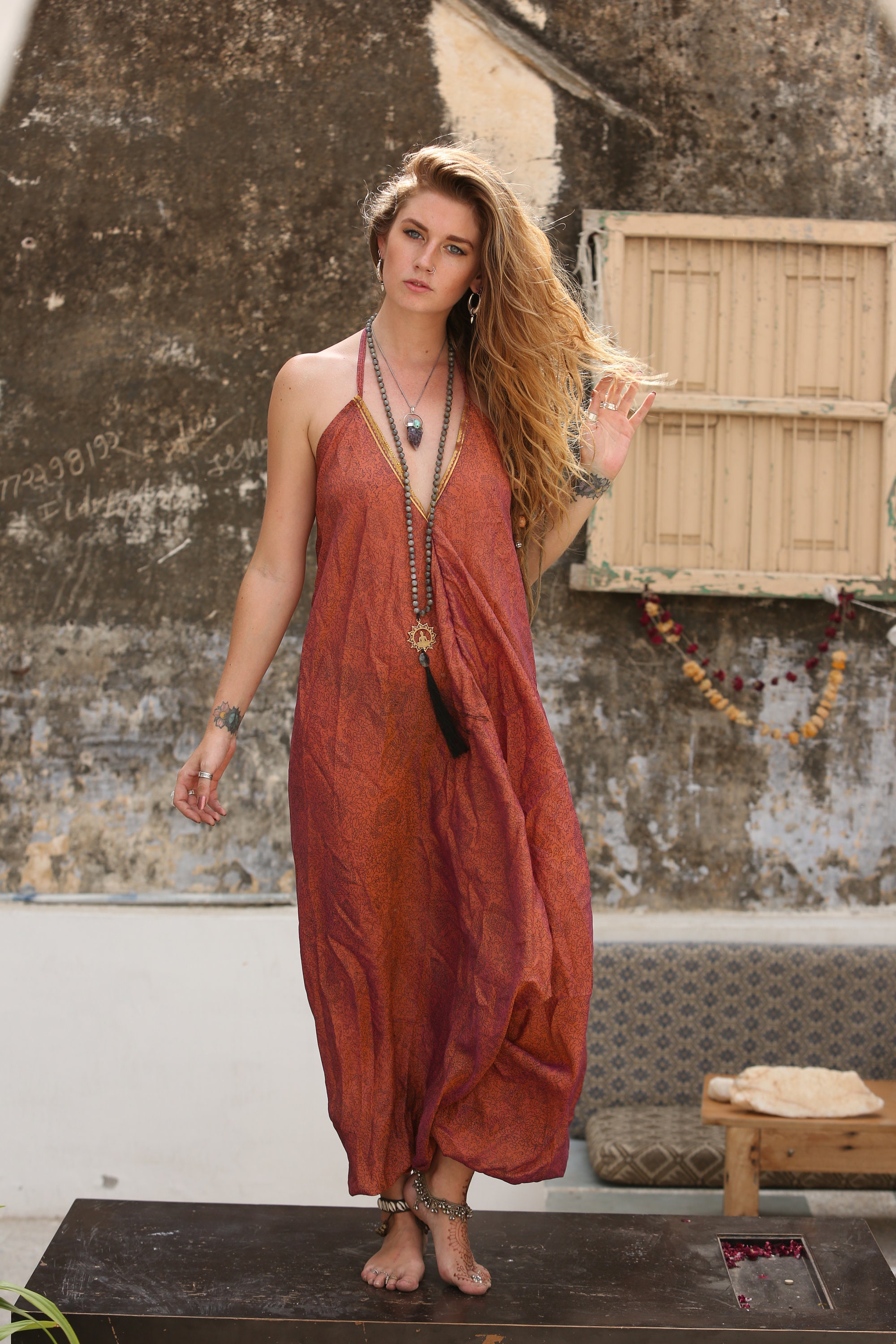 iridescent jumpsuit