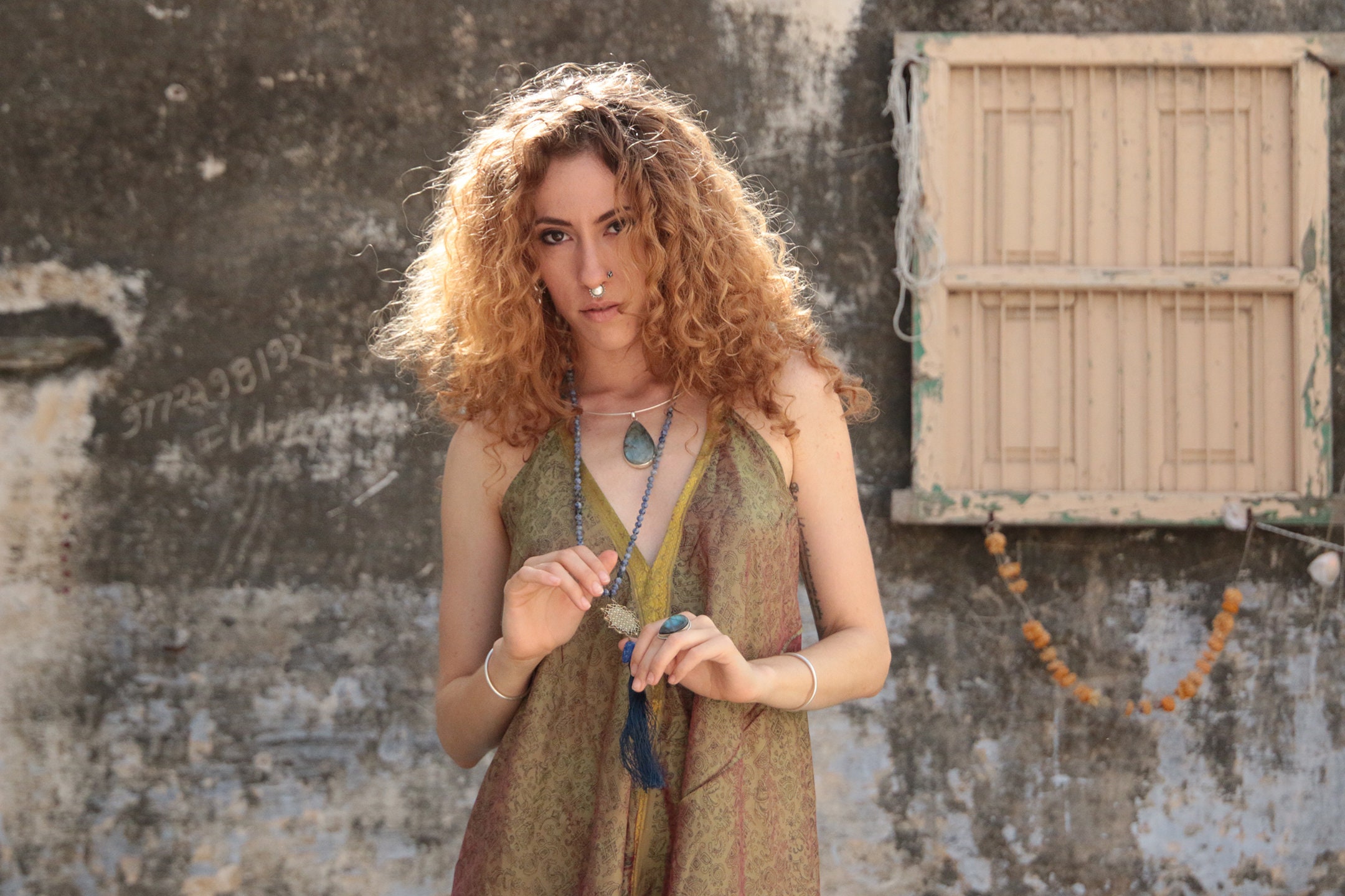 iridescent jumpsuit