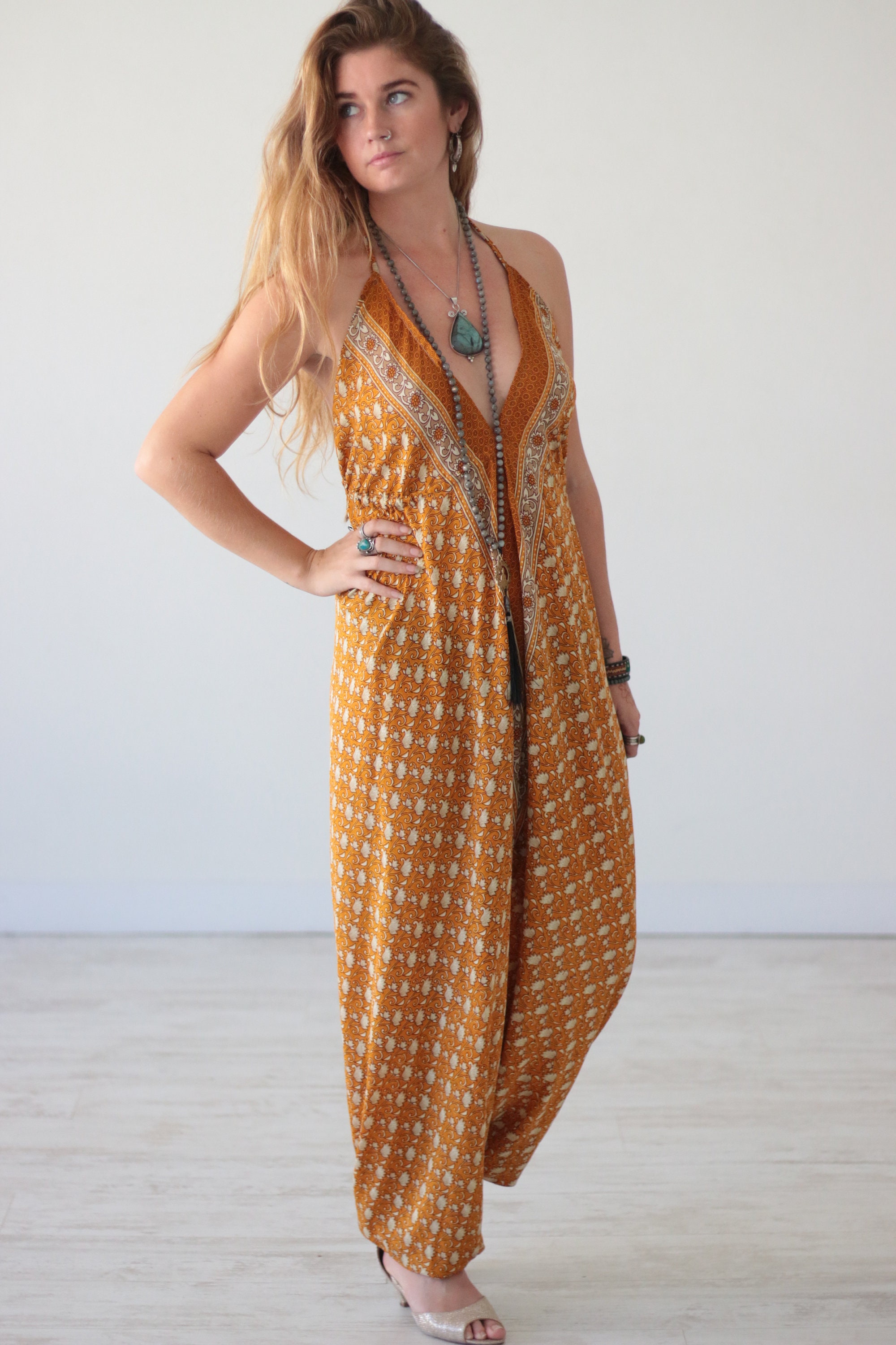 INDIAN DREAM JUMPSUIT - Wedding - Handmade - Vintage - Hippie ...