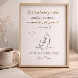 Festa del Papà Printable: 3 Template A4 + Card 14,8x10,5 | Buoni per Papà + Poster Frase | Download Immediato