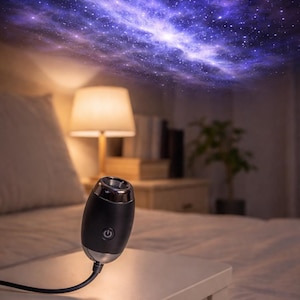 Projecteur étoile galaxie, plafonnier nébuleuse relaxant, ambiance de chambre à coucher, décoration de chambre d'enfants et d'adultes