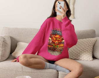 Spain World Cup 2023 Vintage Soccer Poster Sweatshirt | Football Fan Crewneck