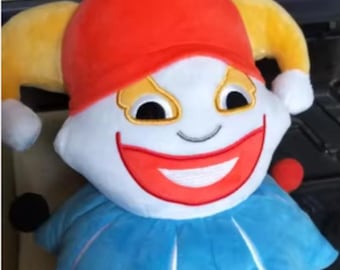 Colorful Jester Plush Toy – Soft Clown Stuffed Animal, Circus Decor 25cm