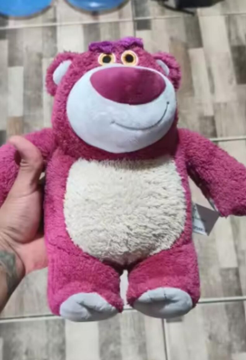 Lotso Plush Toy – Pink Strawberry Scented Stuffed Animal – Toy Story Inspired Cuddle 20cm image 2