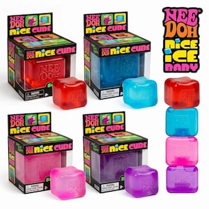 Super Squishy Sensory Cube Toy - Premium Stress Relief Fidget for Anxiety, Focus & Calm