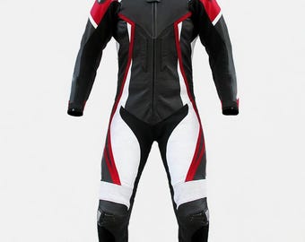Traje de cuero personalizado para motociclistas, ropa para hombre y mujer, protección a medida.