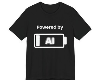 AI搭載Tシャツ - 面白いAIユーモアTシャツ - 人工知能テクノロジージョークTシャツ - プログラマーオタクミームTシャツ