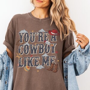 Tay Story Vintage Shirt TS5 I Knew It I Knew You Tee Cowboy Like Me Western Jessi TS Retro Cowgirl Graphic Gift For Music Fan Toy Lover Espresso