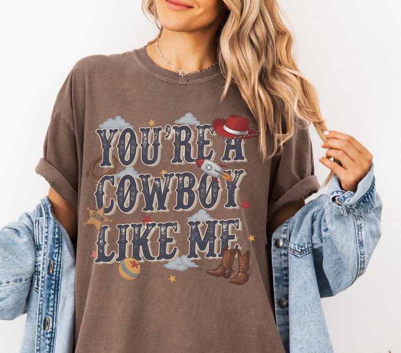 Tay Story Vintage Shirt TS5 I Knew It I Knew You Tee Cowboy Like Me Western Jessi TS Retro Cowgirl Graphic Gift For Music Fan Toy Lover Espresso