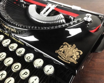 Vintage 1930s Imperial Portable Typewriter, Made in England, Fully Refurbished, Taking orders