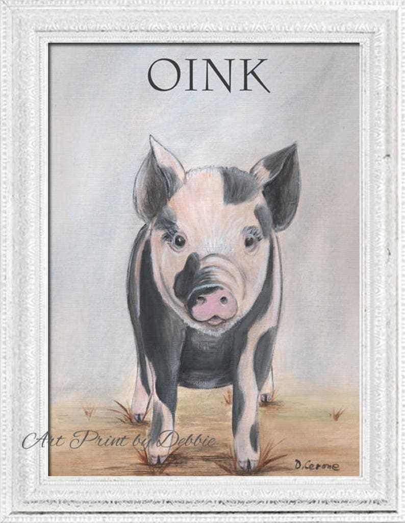 Farm Animal Print Barn Animal Art Nursery Art Children Art Etsy