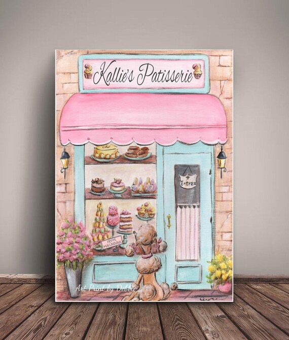Paris Bedroom Decor Personalized Wall Art For Paris Themed Baby Shower Laduree Paris Nursery Custom Name Nursery Print 5x7 To 24x36
