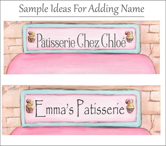 Cute Pink Paris Bedroom Decor Personalized Girls Name Travel Theme Nursery Prints Set Of 4 Prints French Themed Room Baby Shower Gift