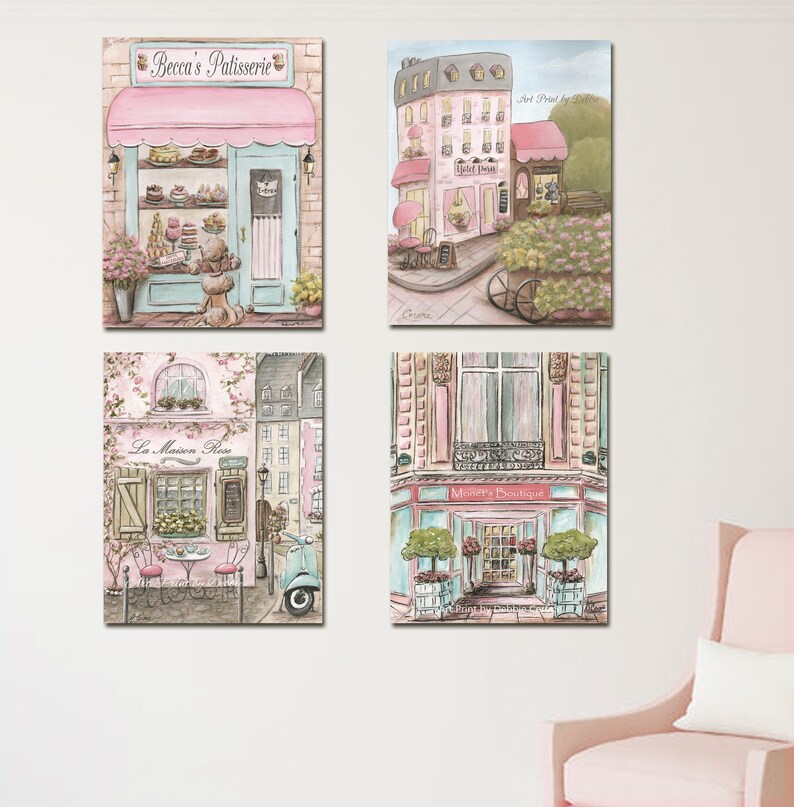 6x8 to 24x36 CANVAS Wall Art Nursery Wall Art Choose Any Set Of 4 Canvas Prints From My Shop .75 Or 1.5 Thick /& Canvas Side Color