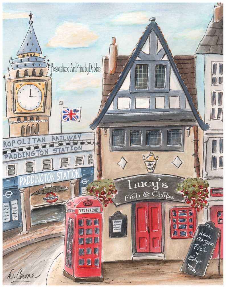 London Wall Art London Themed Nursery Print London Kids Etsy UK
