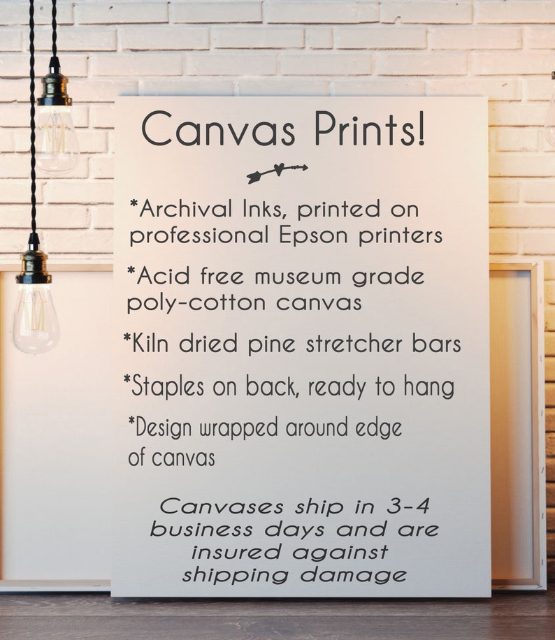 6x8 to 24x36 CANVAS Wall Art Nursery Wall Art Choose Any Set Of 4 Canvas Prints From My Shop .75 Or 1.5 Thick /& Canvas Side Color