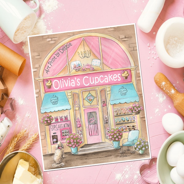 Pink Girl Wall Art Etsy