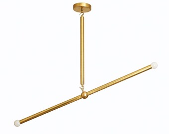 Brass apparatus arrow Pendant Light | Modern Freccia Ceiling Chandelier