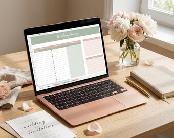 Hochzeitsplaner Tabelle Excel Google Sheets | Budget Tracker Gästeliste Sitzplan Vendor Log Checkliste Sofort Download