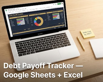 2016-05-2017 Excel + Google Sheets | Debt Snowball & Lawinenmethode | Kreditauszahlungsplaner