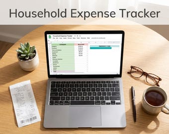 Haushalt Expense Tracker Tabelle Excel & Google Sheets | Monatliches Budget Planer Bill Tracker HomeFinance Dashboard Sofort-Download