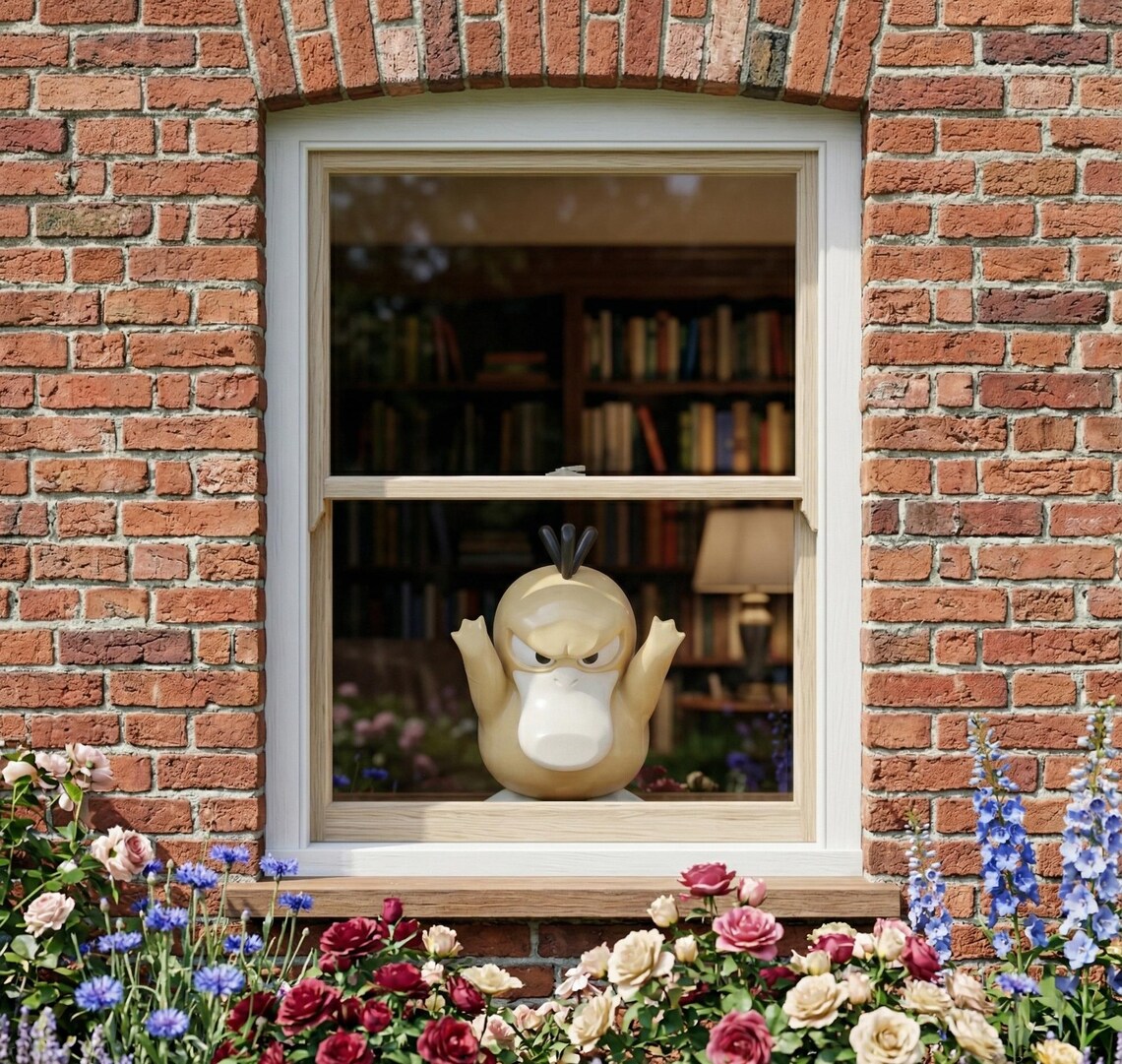 Angry Window Psyduck - Etsy