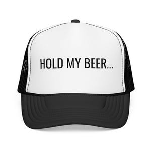 Håll min öltruckerhatt, ölälskarhatt, rolig present till henne, humorkeps till honom, present till pappa, fars dag, styvpappa, bror, grill, pool