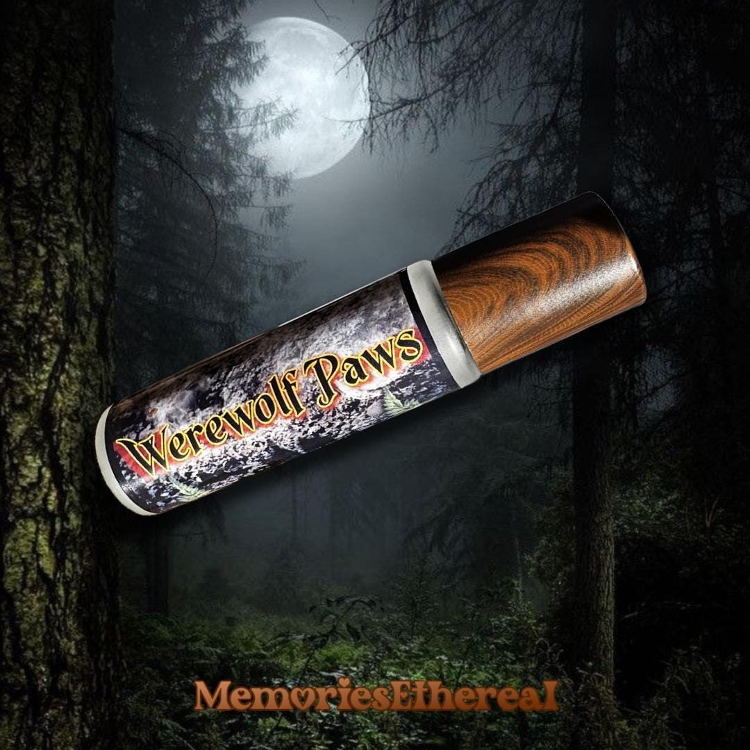 Werewolf Paws- Earthy Fragrance- Natural Roller Ball Perfume