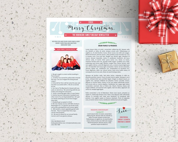 Family Christmas Letter Template For Print Merry Etsy family-christmas-letter-template-for-print-merry-etsy