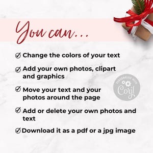 Editable Happy Holidays Year in Review Newsletter Template US LETTER Editable Happy Holidays Year in Review Newsletter Template US LETTER