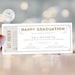 Elegant Happy Graduation Gift Voucher Template / Editable Grand Gift ...