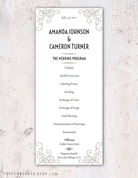 Wedding Reception Template